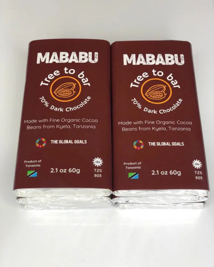 Mababu 70% Dark Chocolate Bar